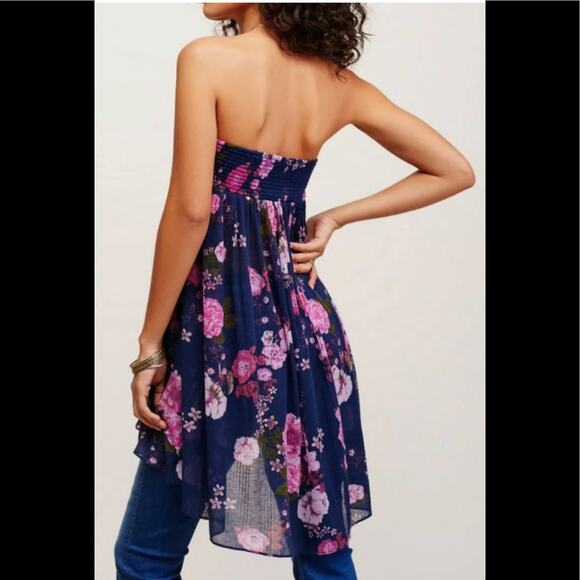 Free People Mirage Spaghetti Strap Hi-Low Top - Picture 2 of 8